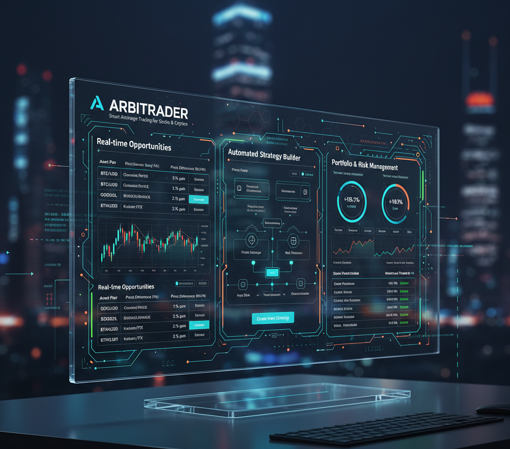 ARBITRADER – Smart Arbitrage Trading for Stocks & Cryptos